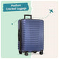 Boren Expandable Hardside Rugged Travel Luggage with 8 Spinner Wheels
