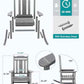 Oversized Outdoor Rocking Chairs Set of 2 (2 Count)