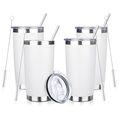 20oz Tumbler with Straw and Brush