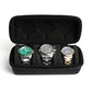 3 slots watch travel case roll