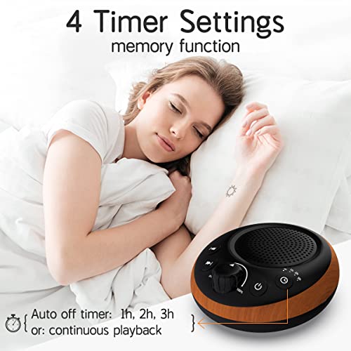 Brown Noise Sound Machine White Noise Machine Nonstop 30 Soothing Sounds Sound Therapy for Baby Kids Adults Sleep Machine 36