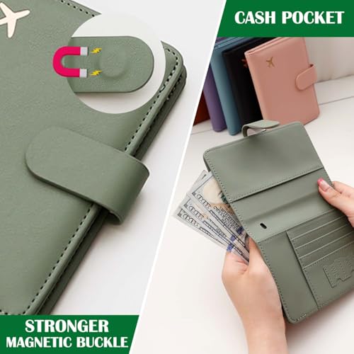 Premium Leather Passport Holder Covers Case