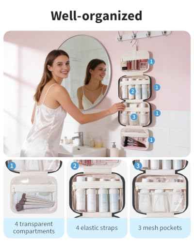 Hanging Travel Toiletry Bag for Women