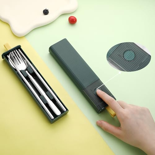 Travel Utensils with Case (4 Count)