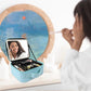 Travel Makeup Bag with LED Mirror Travel Makeup Organizer with 3 Lighted Settings