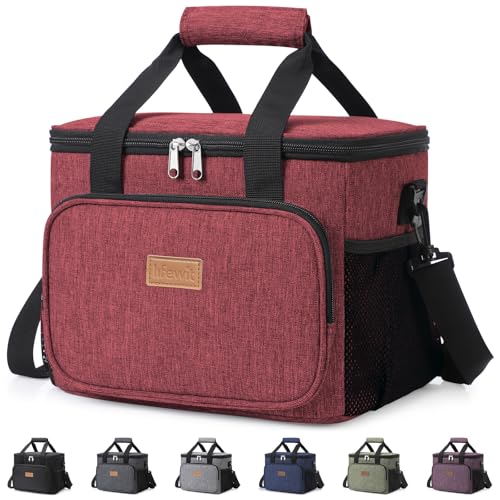 Large Lunch Bag (Burgundy / Large(15L))