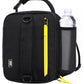 Expandable Small Lunch Box for Men Women Kids Work School Black