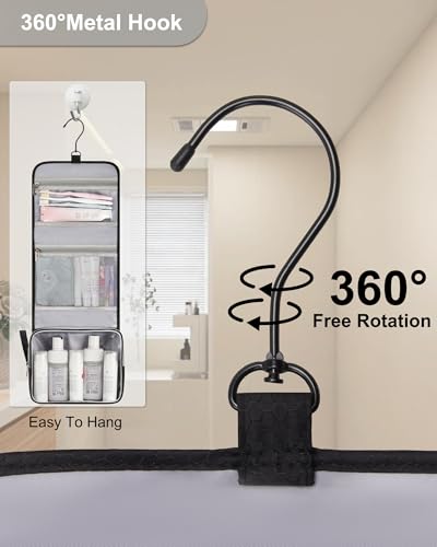 Small Hanging Travel Toiletry Bag for Men and Women
