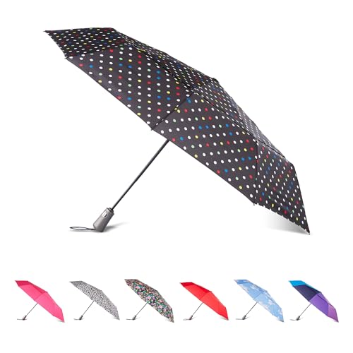 Auto Open Close Windproof Ultimate Compact Umbrella with UV and Water Repellent Protection