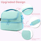 Double Decker Cooler Insulated Lunch Bag Large Tote for Boys