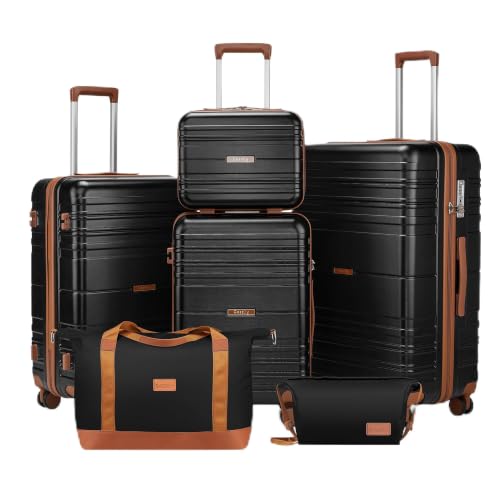 Luggage Sets with Spinner Wheels (6 Count)