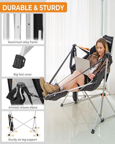 Hammock Chair with Footrest