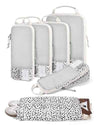 6 Set Compression Packing Cubes for Travel (6 Count)