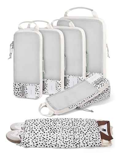 6 Set Compression Packing Cubes for Travel (6 Count)