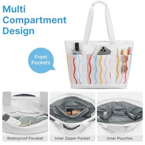 Beach Bag Waterproof Beach Tote Pool Bags for Women