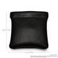 Black PU Leather Jewelry Pouch Portable Travel Jewelry Storage Bag