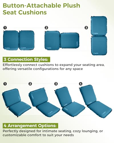 Inflatable Seat Cushion (2 Count)