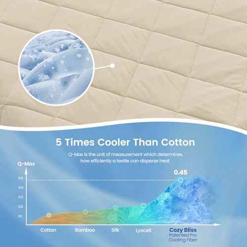 Cooling Blanket for Hot Sleepers Queen Size