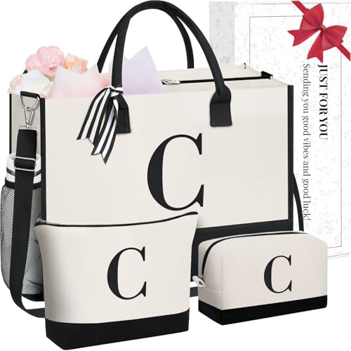 Initial Tote Bag