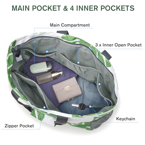 Beach Bag Waterproof Sandproof Large Capacity Foldable for Women