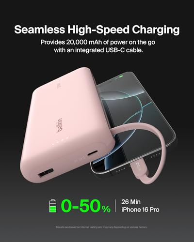 20000mAh 30W USB C Power Bank
