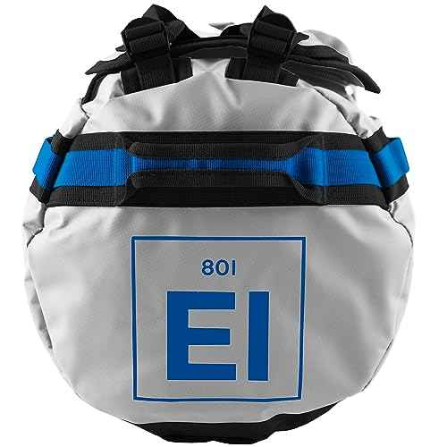 Trailhead Duffel Bag Shoulder Straps Waterproof Light Grey