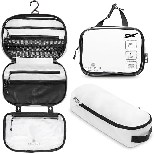 3 Piece Travel Toiletry Bag Set