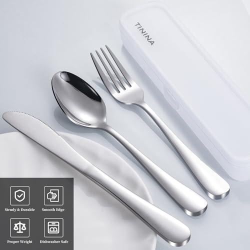 Travel Utensils with Case (4 Count)