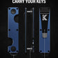 Key Organizer Key Holder Compact Key Case Minimalist Metal Key Chain Key Holder for Keychain Secures 8