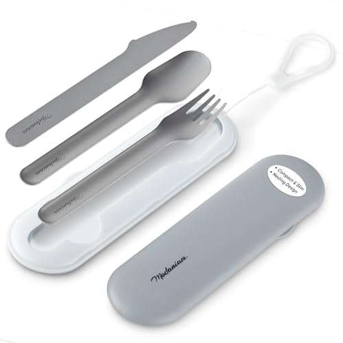 Felix Compact Portable stainless steel Cutlery set with case