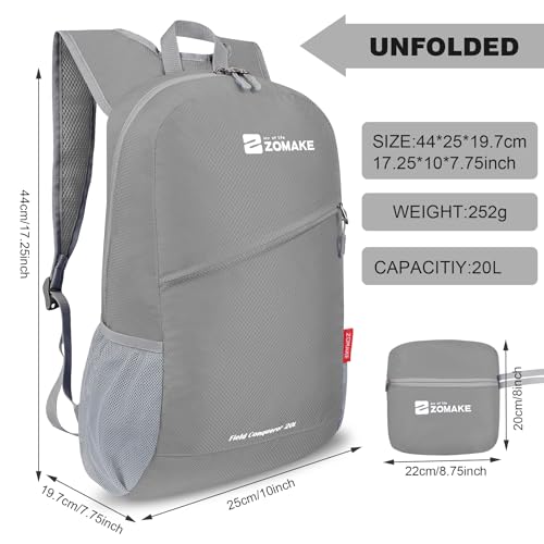 Lightweight Packable Backpack 20L