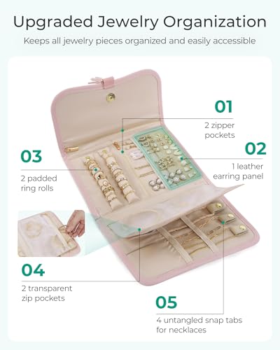 Travel Jewelry Case Organizer