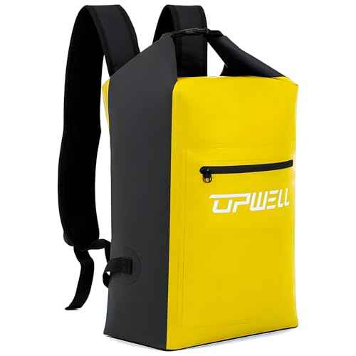20L Waterproof Dry Bag Boating Backpack for Travel Hiking Camping Kayaking Hiking Swimming Floating Submersible Dry Bag bright yellow