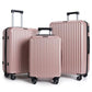 3 Piece Luggage Sets With Spinner Wheels Hardshell TSA Lock