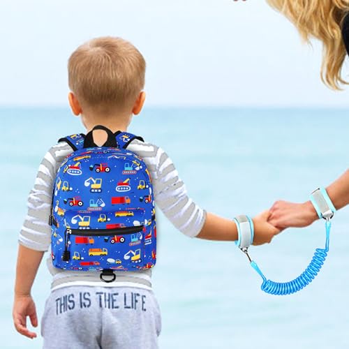 Toddler Backpack Leash with Anti Lost Wrist Link