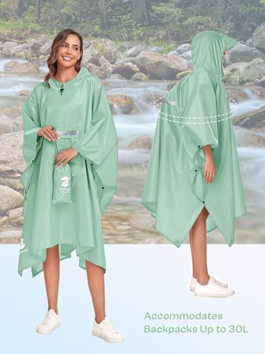 Double Layer Rain Poncho