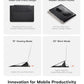 Laptop Carry Sleeve with Stand &Smart Storage for 13" Laptop for Work