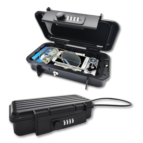 Portable Security Lock Box with Combination Lock