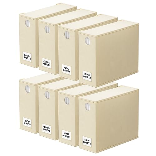 8 Pack Bed Sheet Organizers and Storage