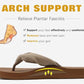 Flip Flops for Women Arch Support Summer Pool Sandals Camel Size 9.5