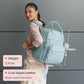 Leather Diaper Bag Backpack