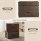 Fabric Storage Bins with Zipper Lids (3 Count)