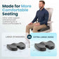 Extra Large Gel & Memory Foam Seat Cushion