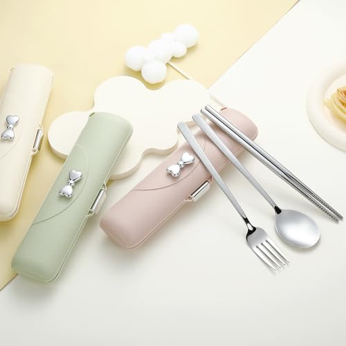 Travel Silverware Set with Case (4 Count)