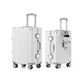 24 Inch Checked Zipperless Luggage with Cup Holder