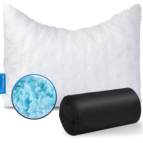 Cooling Side Sleeper Pillow for Neck and Shoulder Pain