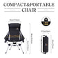 Ultralight Compact High Back Backpack Camp Chair (2 Count)