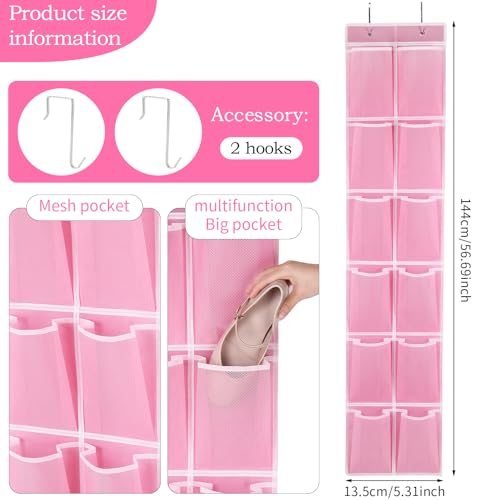 Over the Door 12 Pocket Hanging Shoe Organizer