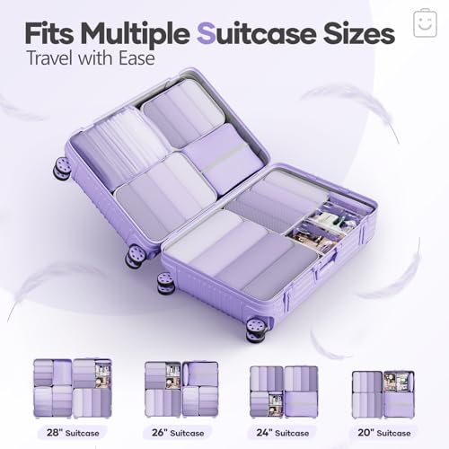 9 11 Set Compression Packing Cubes for Travel Essentials (9 Count)