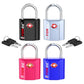 Small Size TSA Approved Luggage Locks. Key Locks for Travel. Ultra Secure Dimple Key Travel Locks Alloy Body Luggage Locks. 4 Color Pack. (4 Count)